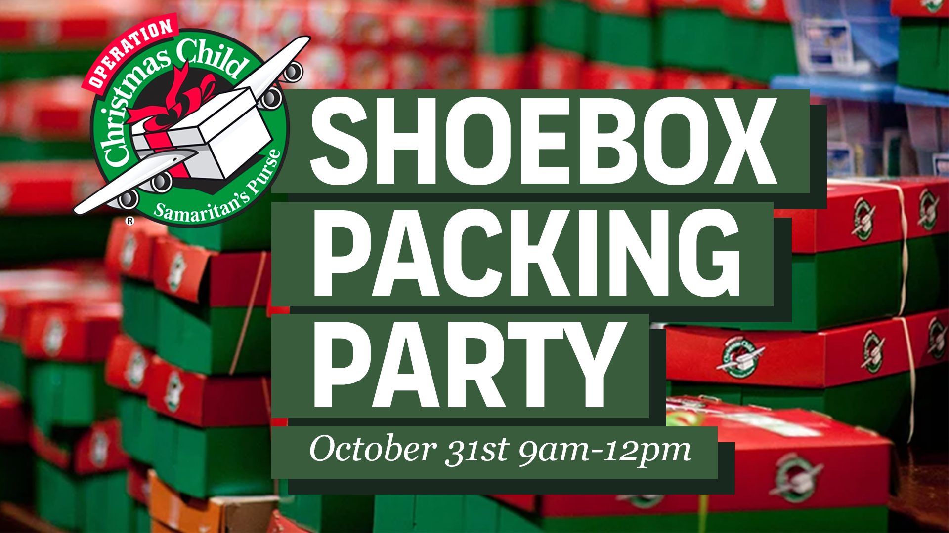Packing Party - Operation Christmas Child