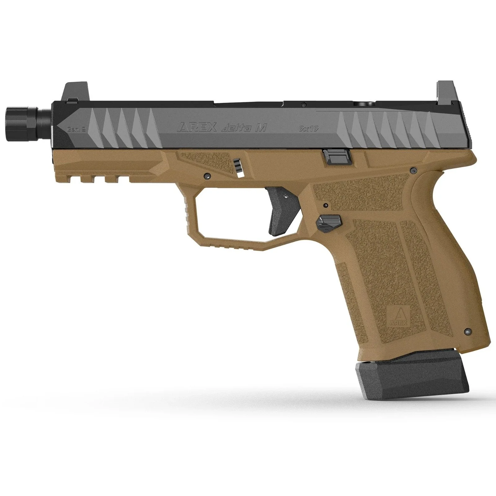 Largo: 197 mm / Tipo: Semiautomática / Capacidad del cargador: 15-17 / Longitud del cañón: 117 mm / Peso: 599 gramos.