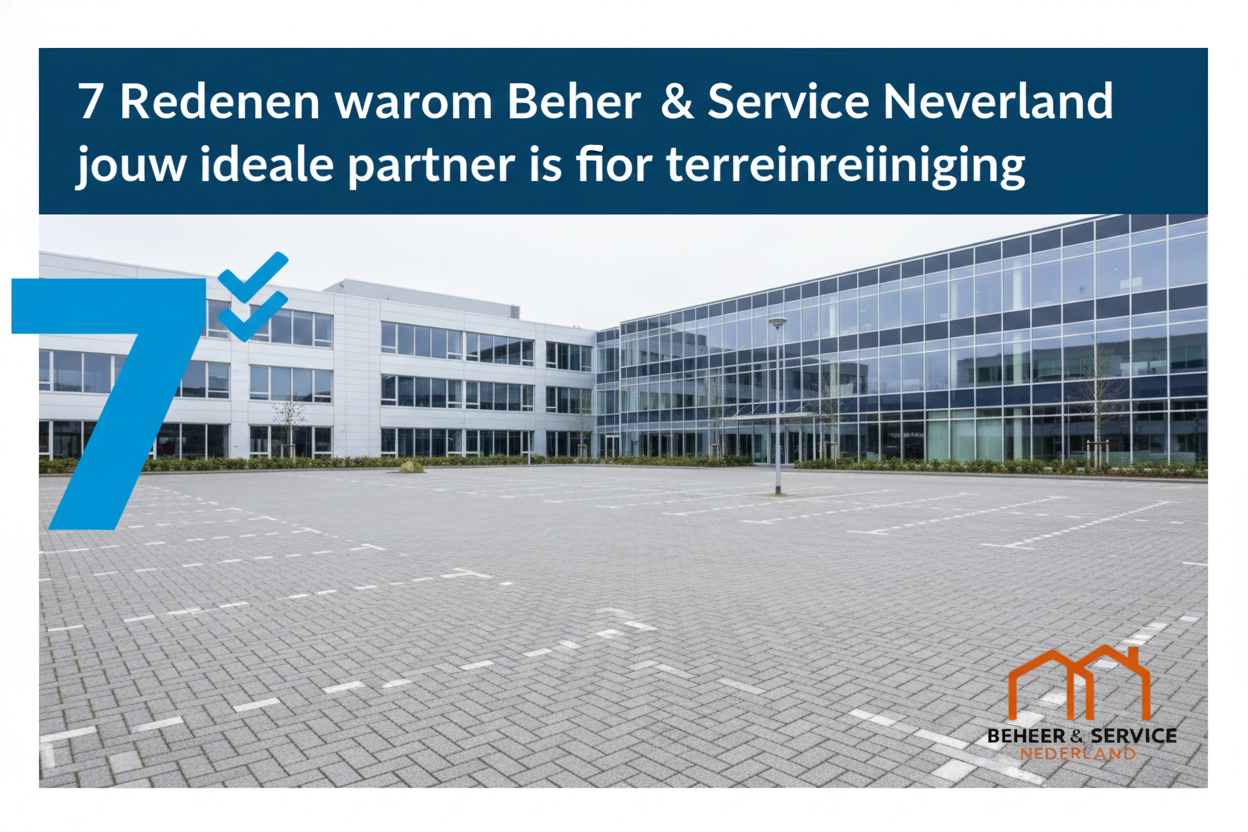 7 Redenen waarom Beheer &amp; Service Nederland jouw ideale partner is voor terreinreiniging