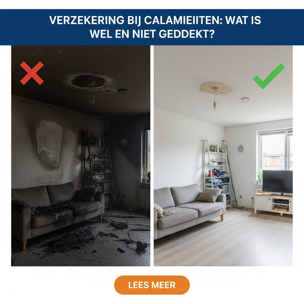 Verzekering bij calamiteiten: wat is wel en niet gedekt?
