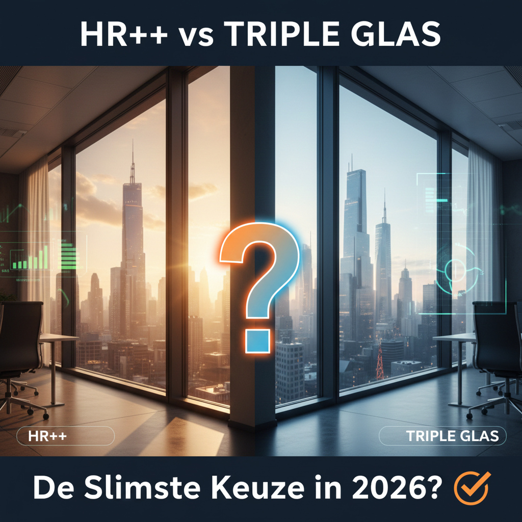 HR++ vs triple glas voor bedrijven – wat is de slimste keuze in 2026?