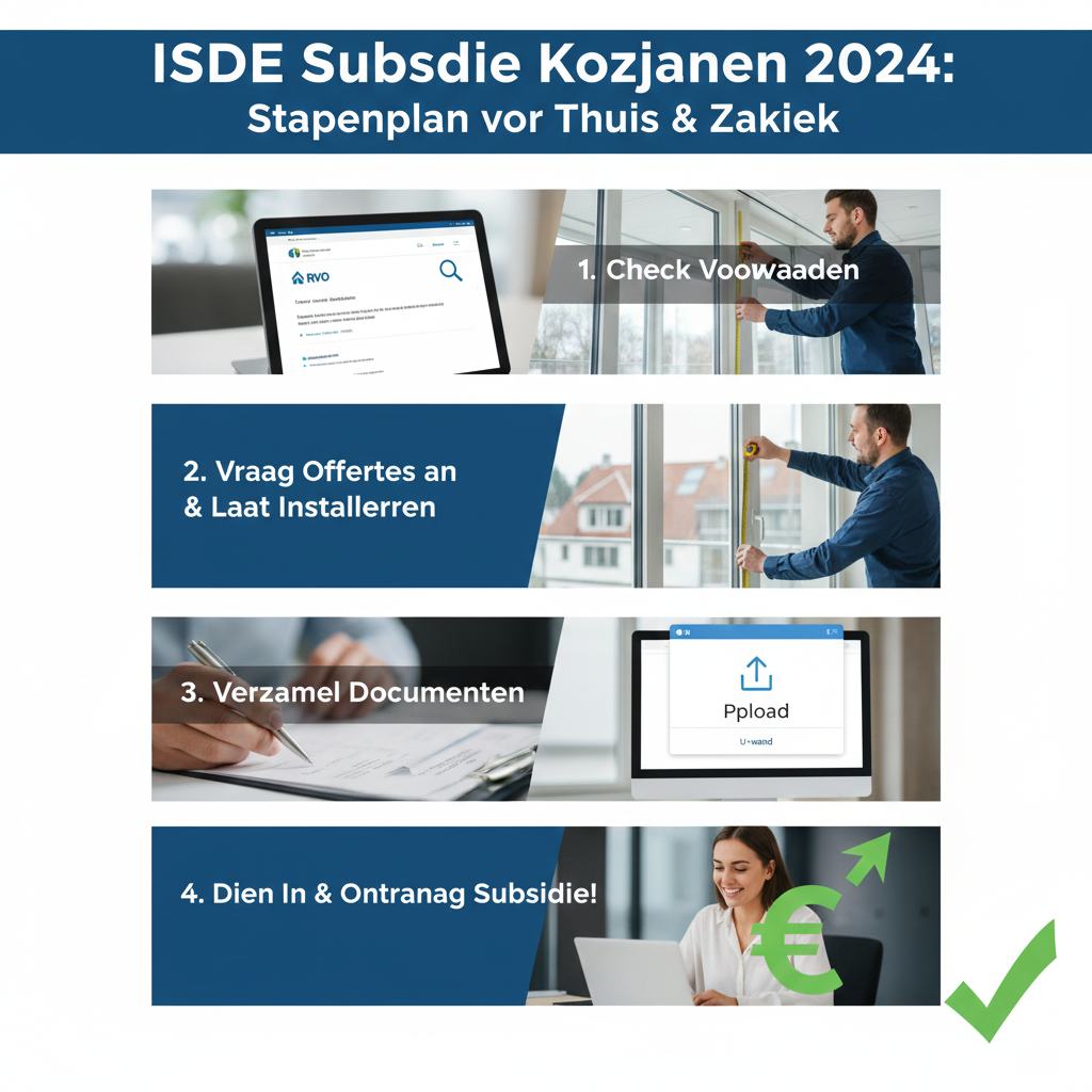 ISDE subsidie kozijnen: stappenplan aanvragen (2026 update)