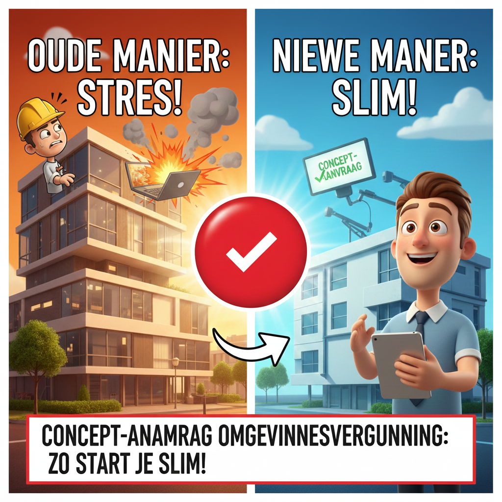 Conceptaanvraag omgevingsvergunning: zo start je slim