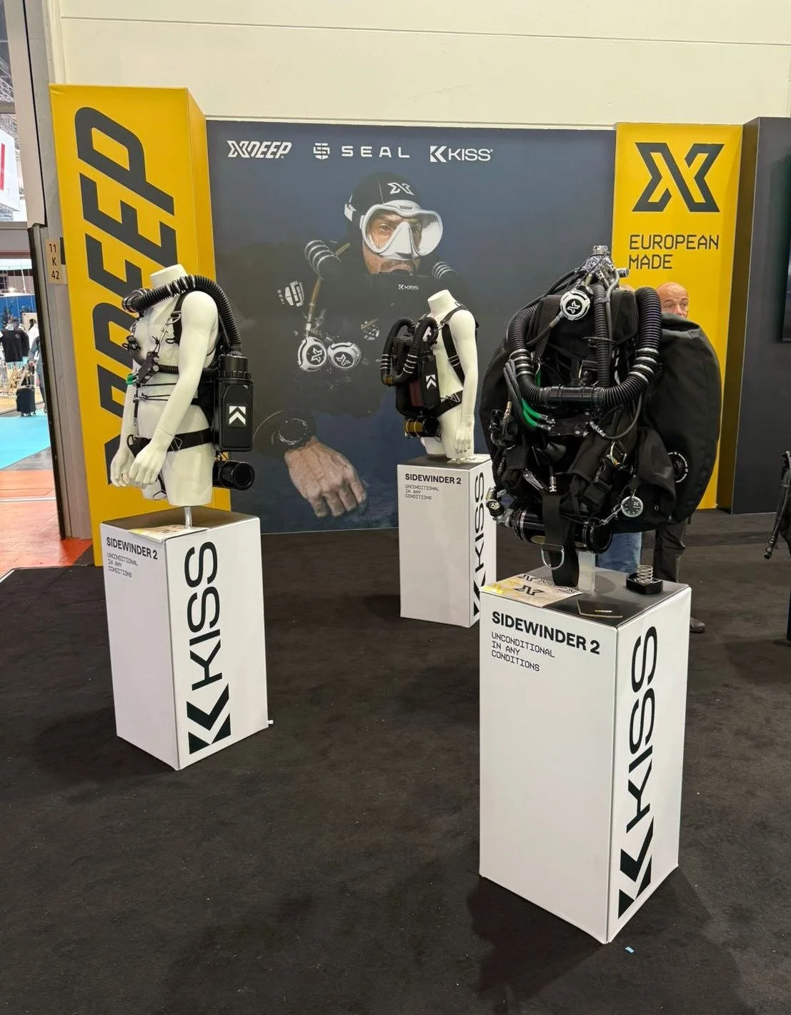 KISS Rebreathers on display at the BOOT show