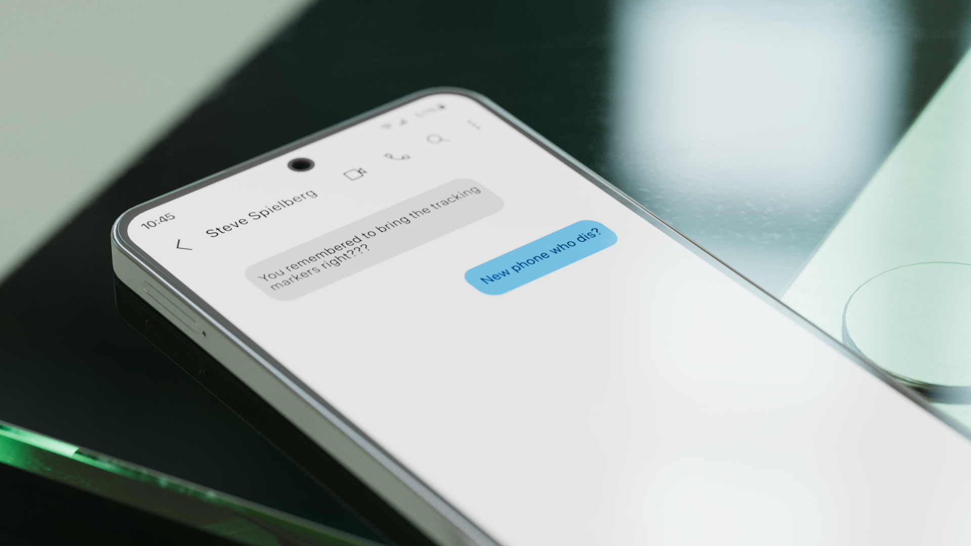 Generic Phone Message Screen After Effects Template