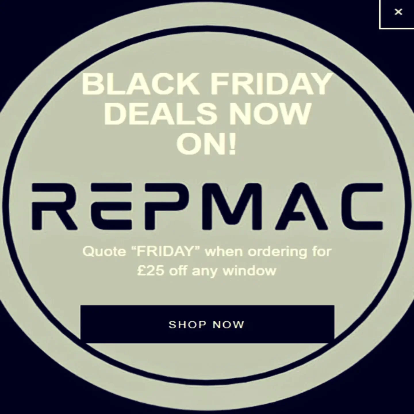 We've extended our BLACK FRIDAY promotion to Christmas Day - any orders placed quoting "FRIDAY" will receive &pound;25 off any window. This offer will end on the 25th.

Drop us a DM, visit our website, or use our WhatsApp to order - links i