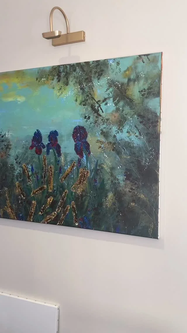 Toiles en cours de réalisation… 😌 #workinprogress #art #acrylicpainting #strass #artist #myart #onlinebusiness