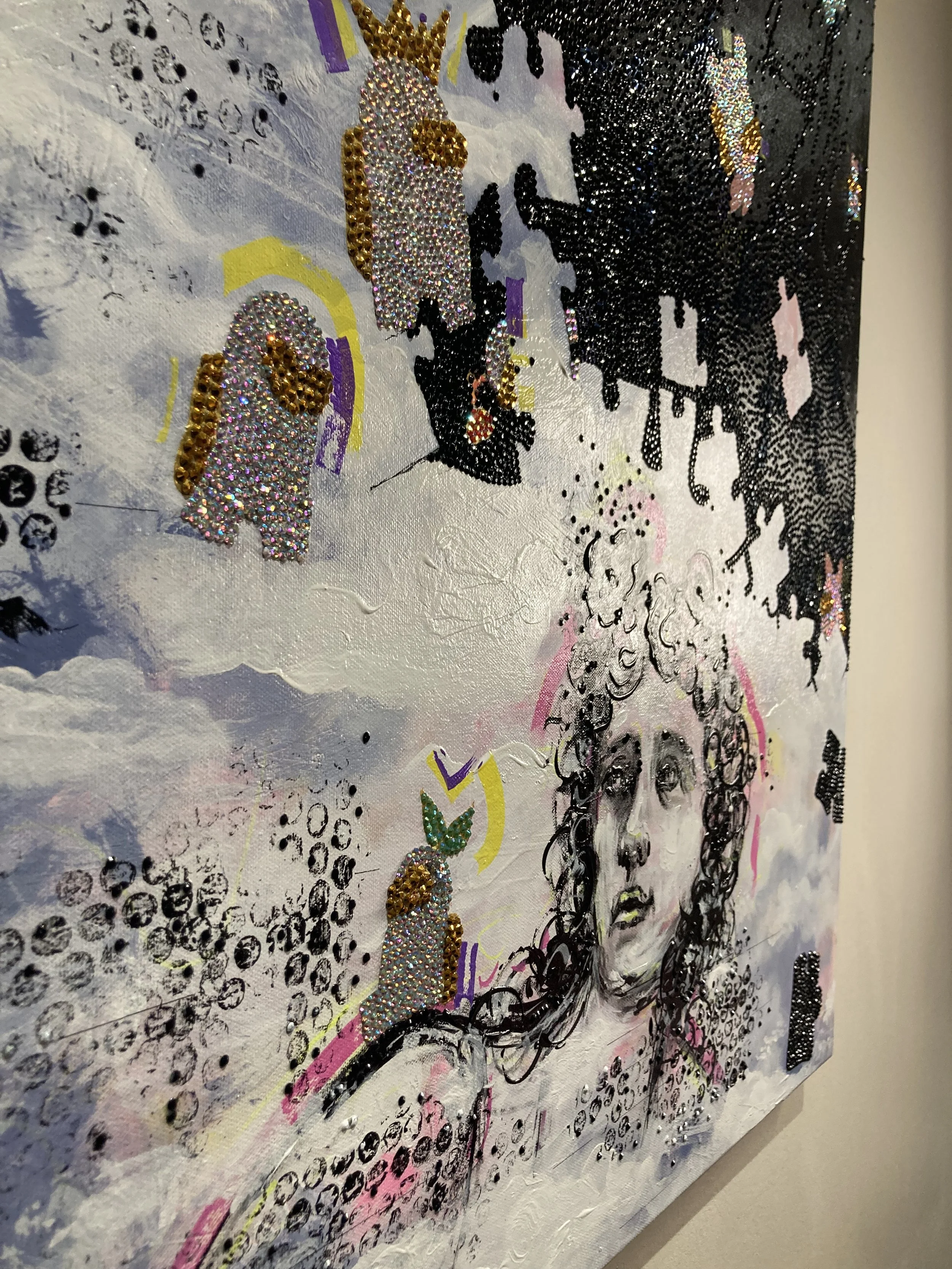 puzzle jeu among us univers Atelier Fanny Fuoco Tableau Peinture Décoration intérieure