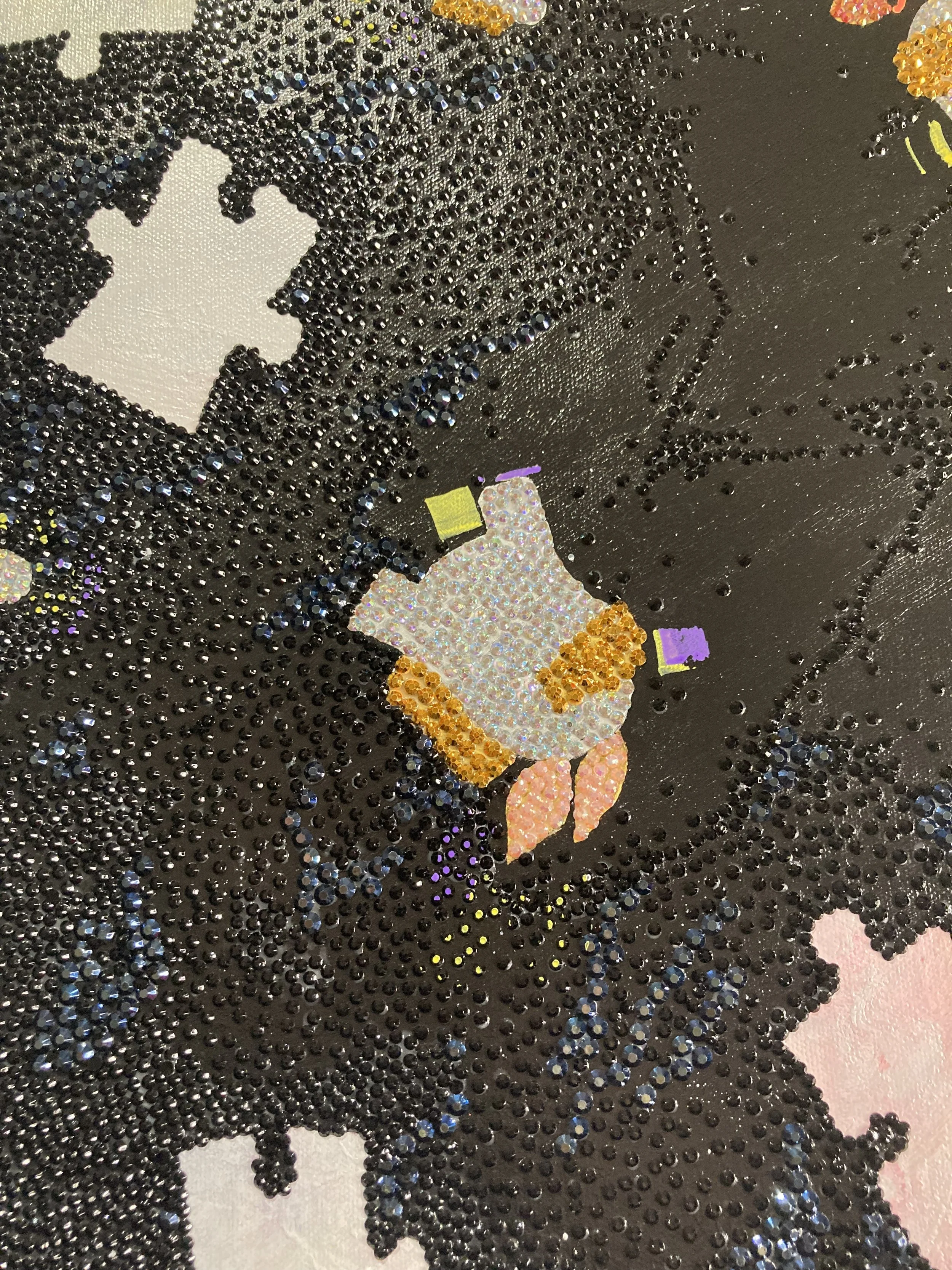 puzzle jeu among us univers Atelier Fanny Fuoco Tableau Peinture Décoration intérieure