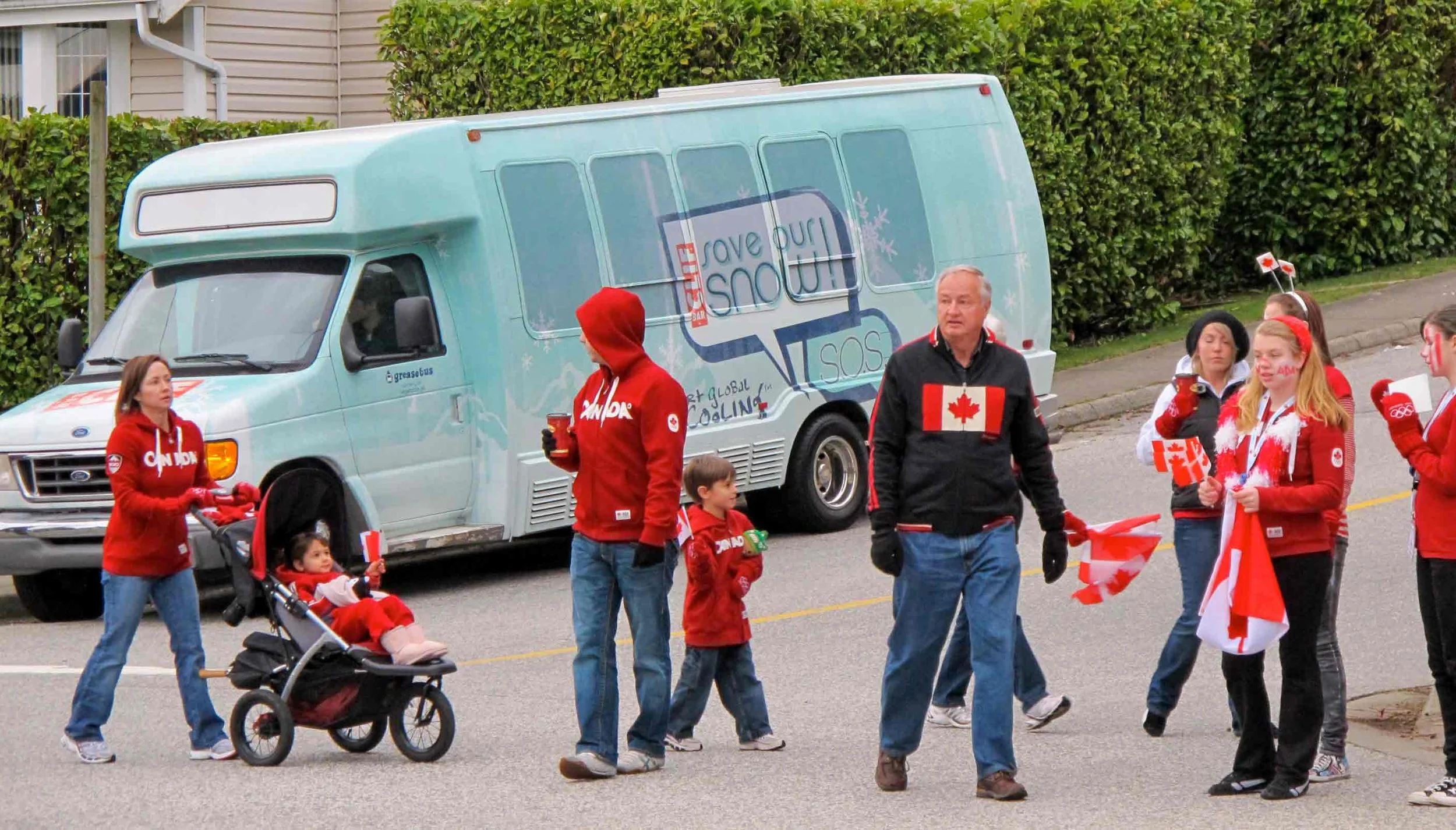 Clif Bar Greasebus at the 2010 Winter Olympics