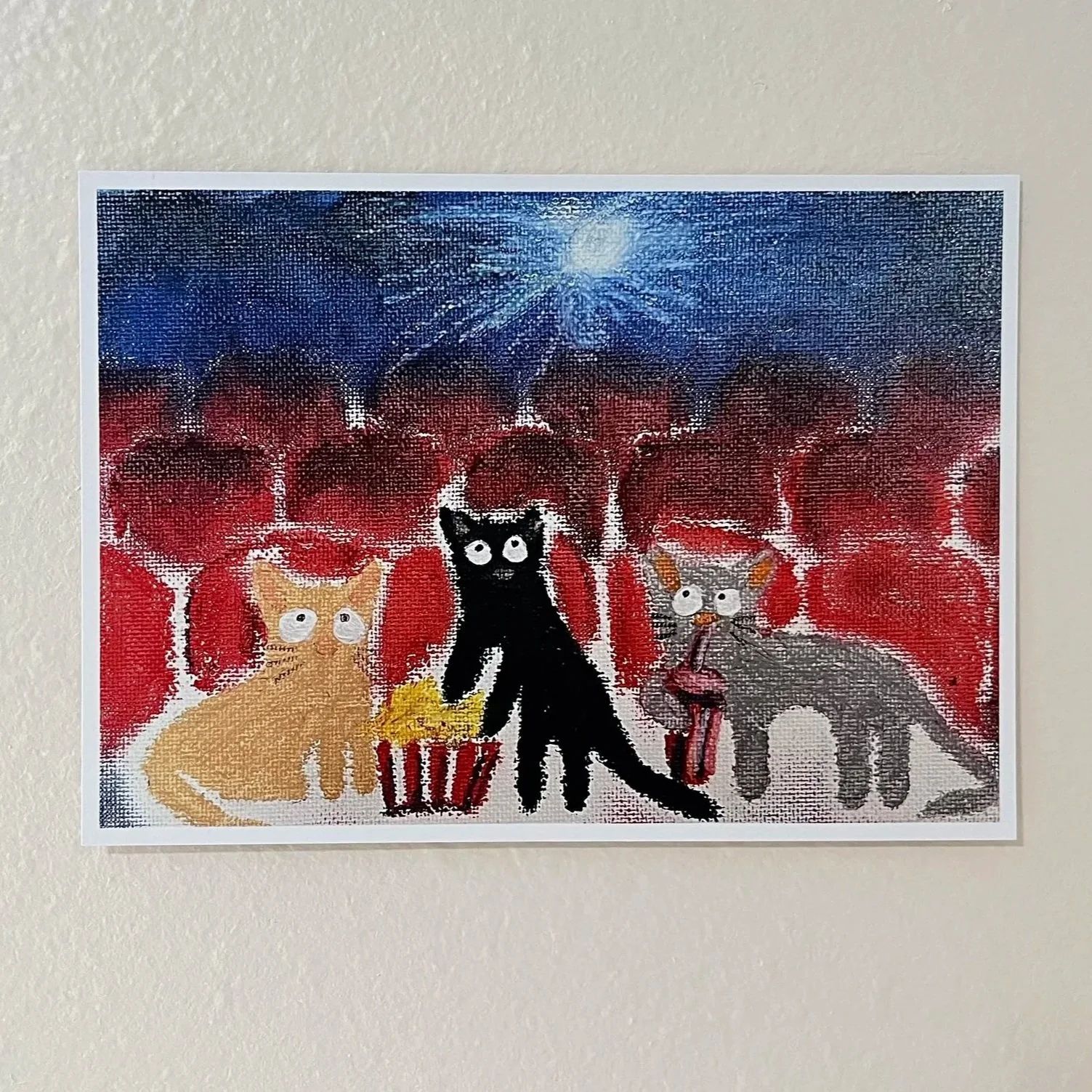 "Movie Night" 5x7 Print