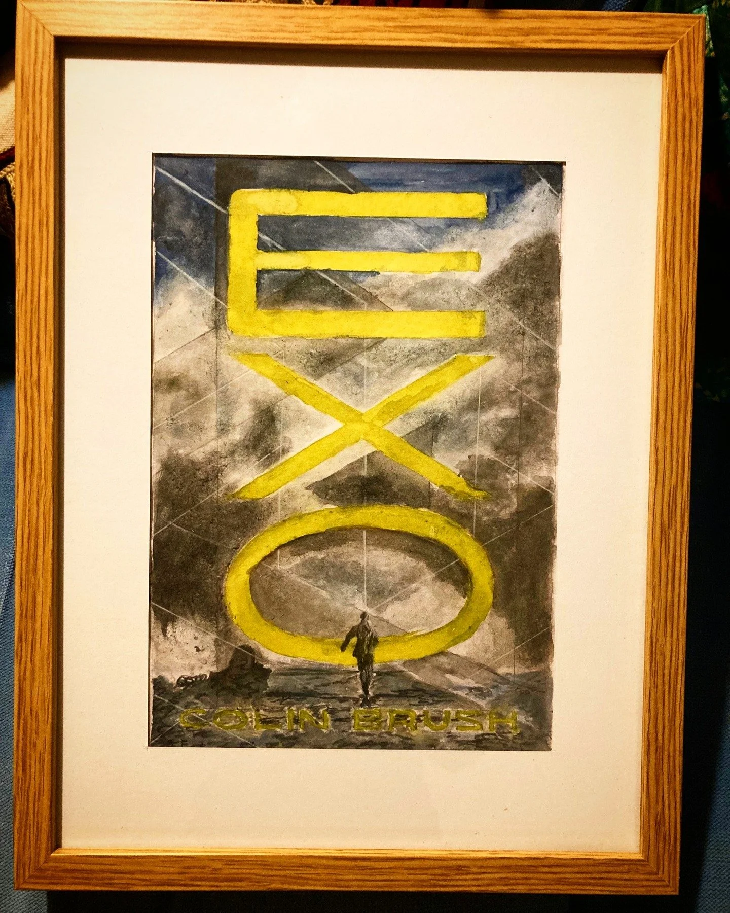 Wonderful Christmas present from my daughter @evefif_08 &ndash; recreating @michelvrana_design amazing cover for Exo in watercolours.