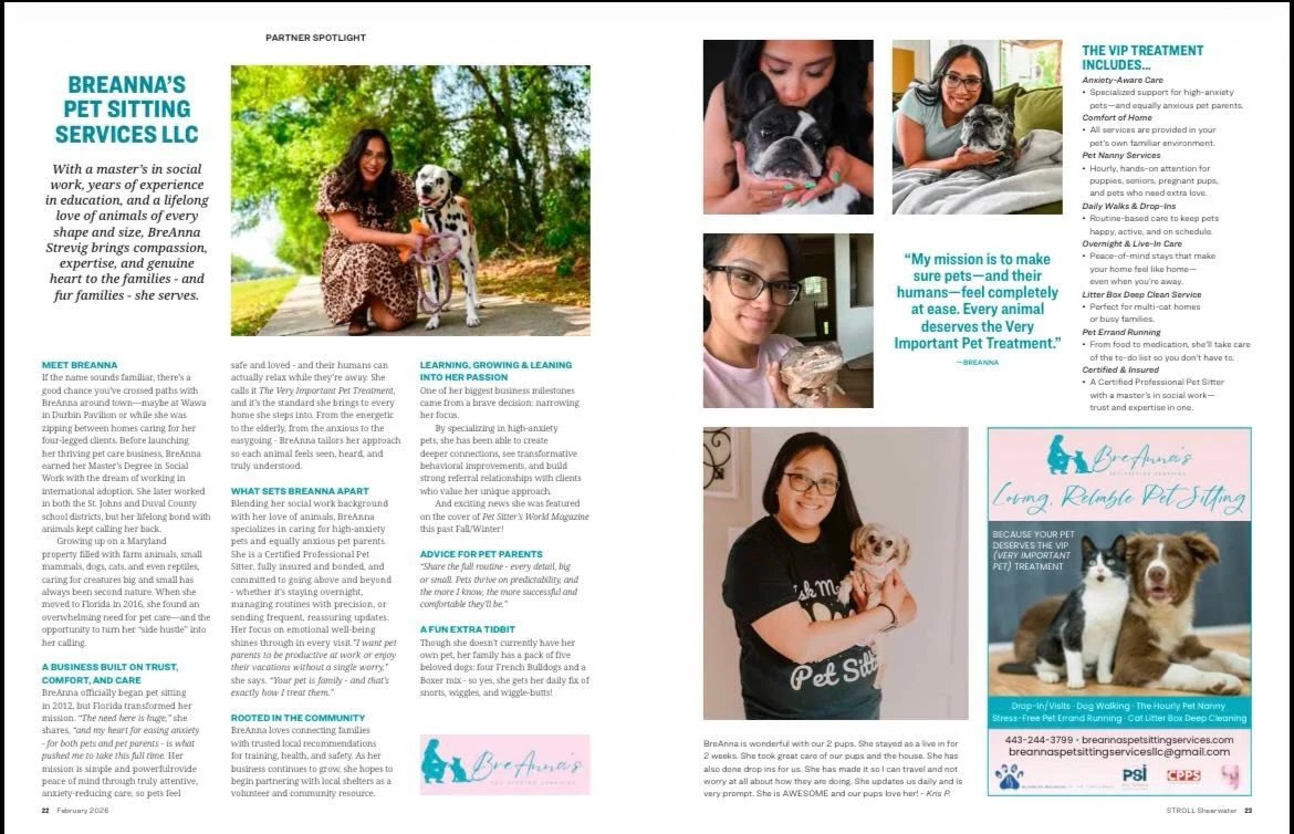 Still pinching myself with gratitude. 🥹

I&rsquo;m honored to share that I&rsquo;ve been featured in Stroll Magazine: Shearwater Edition (@strollshearwater) as their Partner Spotlight for the month. 

This feature highlights my business and captures