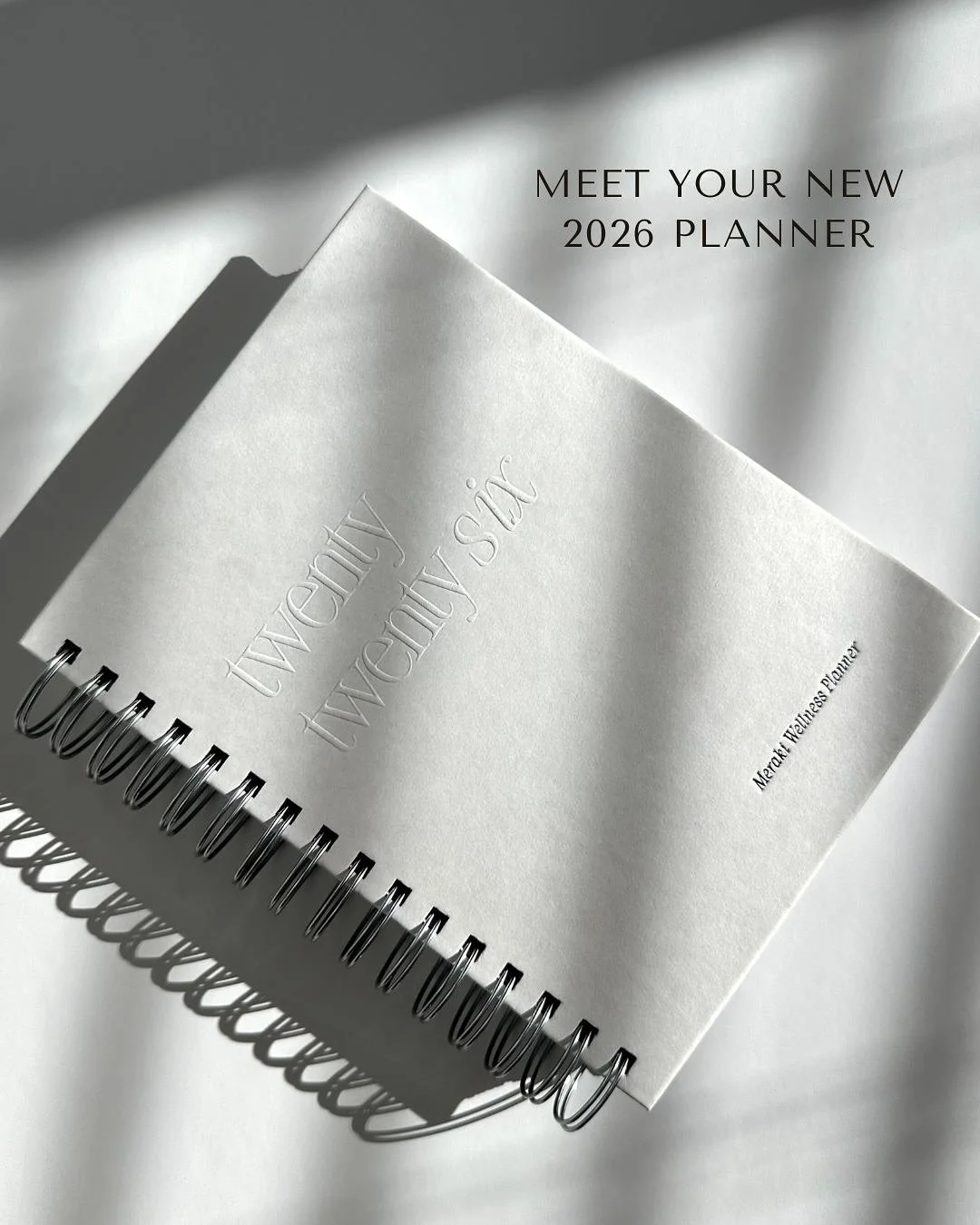 Meet your new 2026 planner 👀✨The Meraki Wellness Planner.

A planner that combines organization and wellness to guide you through the year with clarity and intention.

Available in two chic shades: our soft cotton cover in bone, or a sleek, chocolat