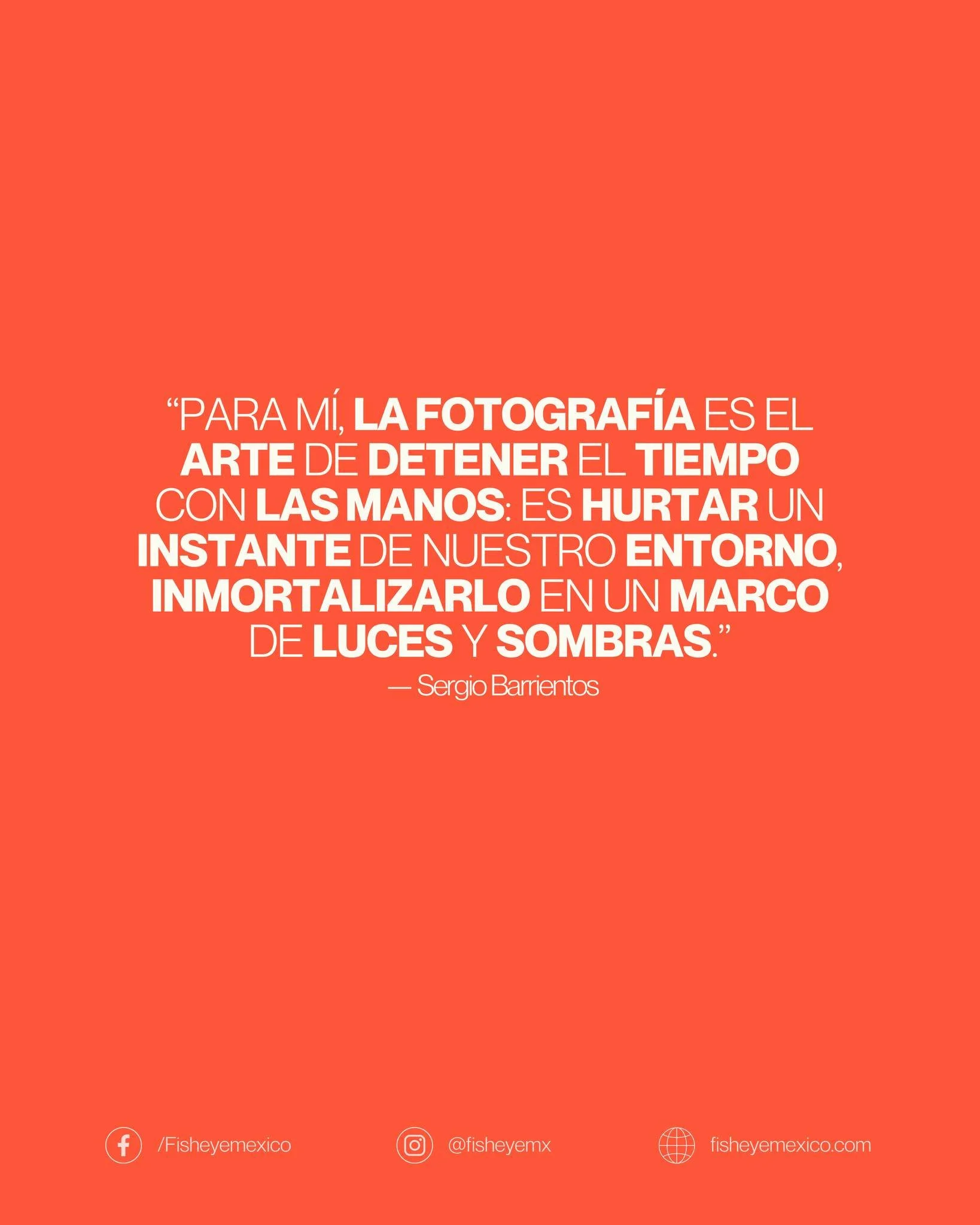 Para Sergio Barrientos, la fotograf&iacute;a es una forma de suspender el tiempo y resguardar aquello que no vuelve. Sus im&aacute;genes funcionan como huellas de lo vivido, como fragmentos donde la luz y la sombra sostienen memorias, emociones y sil