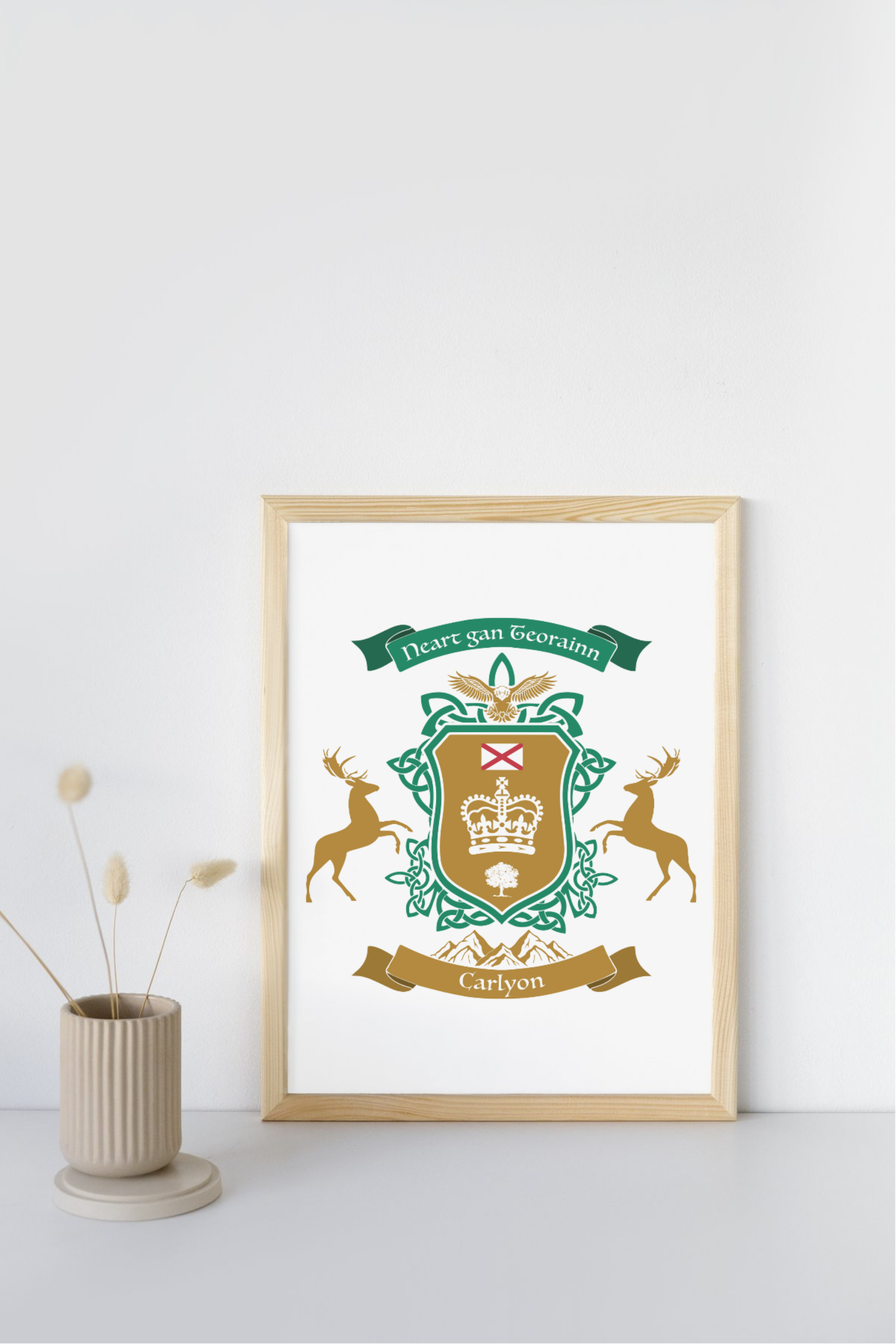 Family crest designed for Don Carlyon