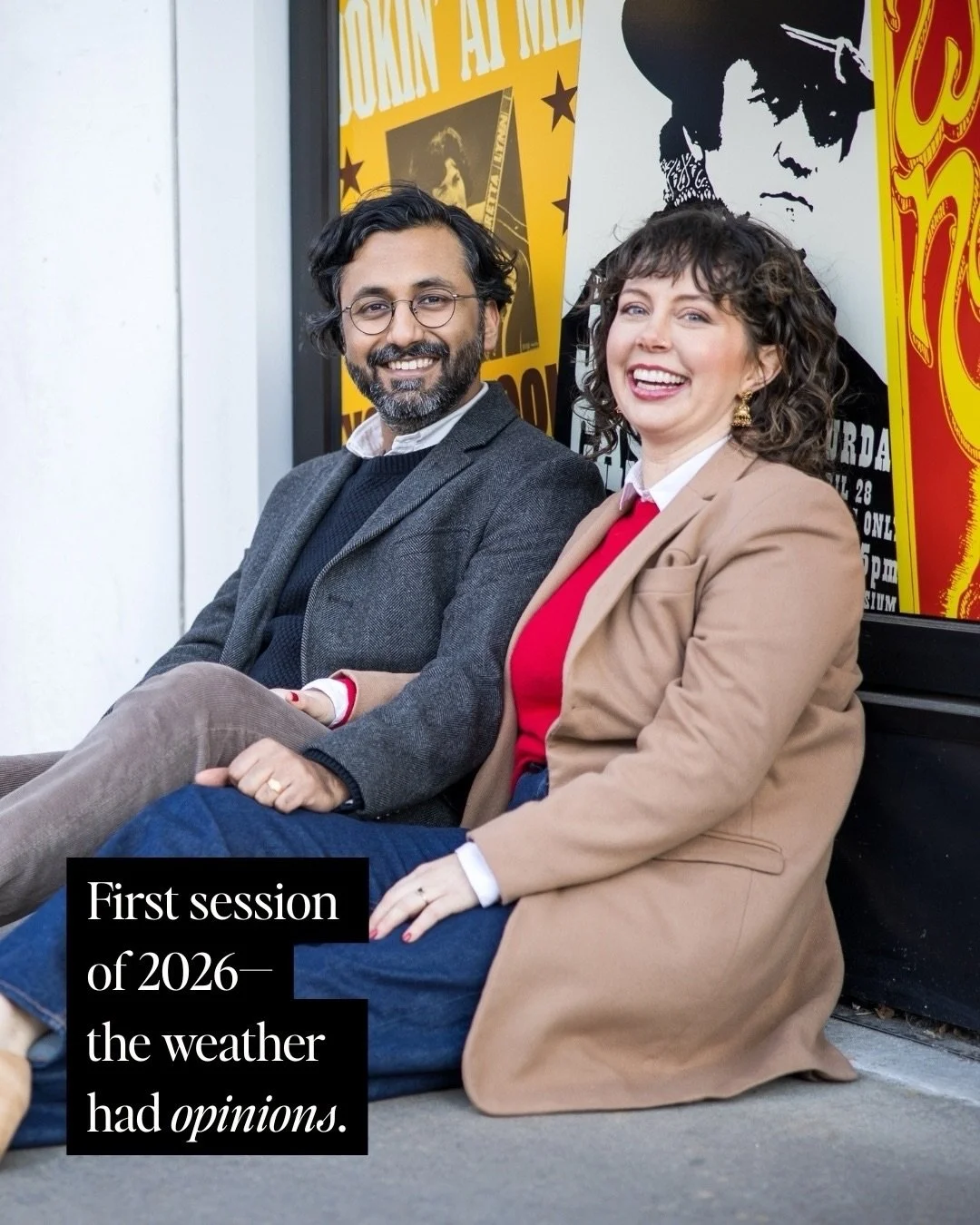 First session of 2026&mdash;and the weather had opinions.
⠀⠀⠀⠀⠀⠀⠀⠀⠀
Cold. Windy. The kind of day that makes you question your life choices the second you step outside.
⠀⠀⠀⠀⠀⠀⠀⠀⠀
And yet? It was magic.
⠀⠀⠀⠀⠀⠀⠀⠀⠀
These two laughed through every gust, l