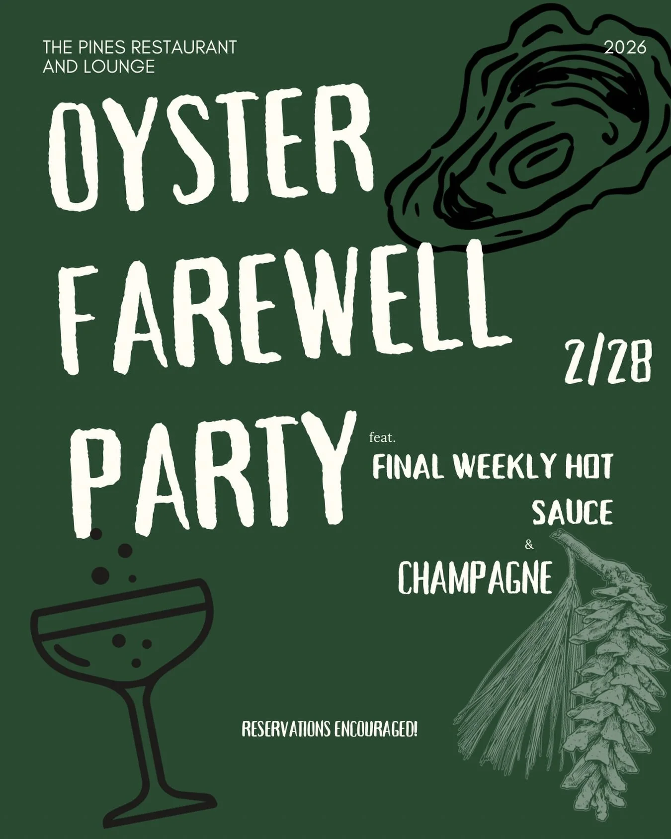 We&rsquo;re closing out our winter Oysters &amp; Bubbles series the only way we know how, going big with the OG bubbles itself: Champagne.

This week we&rsquo;re pouring Guy de Forez Brut Tradition, from a subregion of Champagne long considered the u