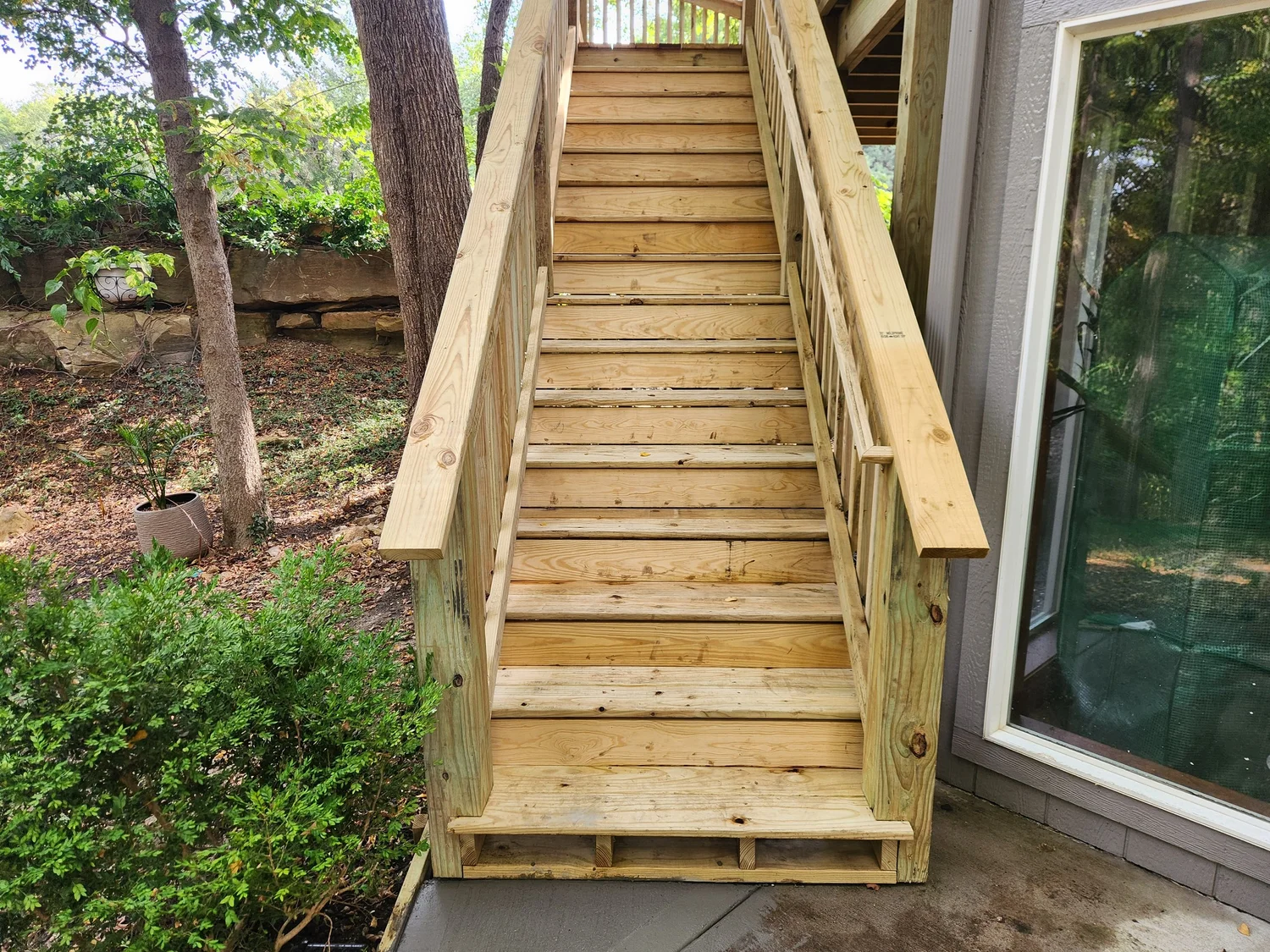 Cedar Creek hidden deck replacement