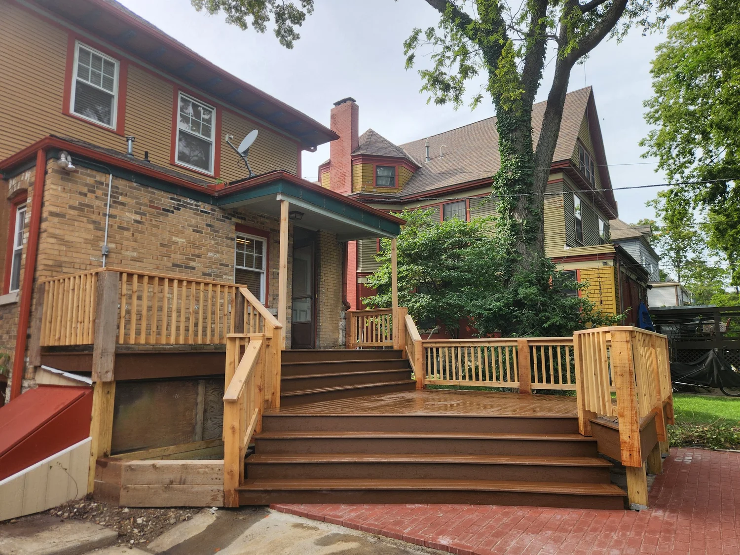 Beautiful custom deck built by Redemption Renovation KC