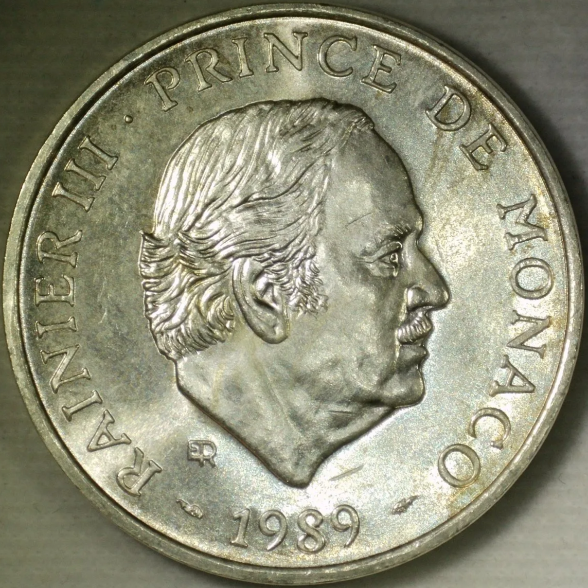 1989 Monaco Rainier III 100 Francs