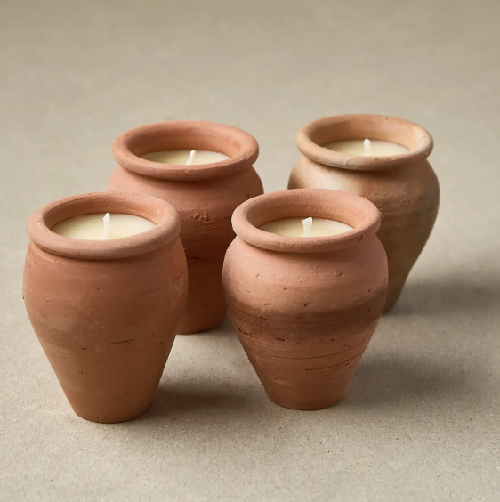 Dalit Handmade Terracotta Candles (Vishal)