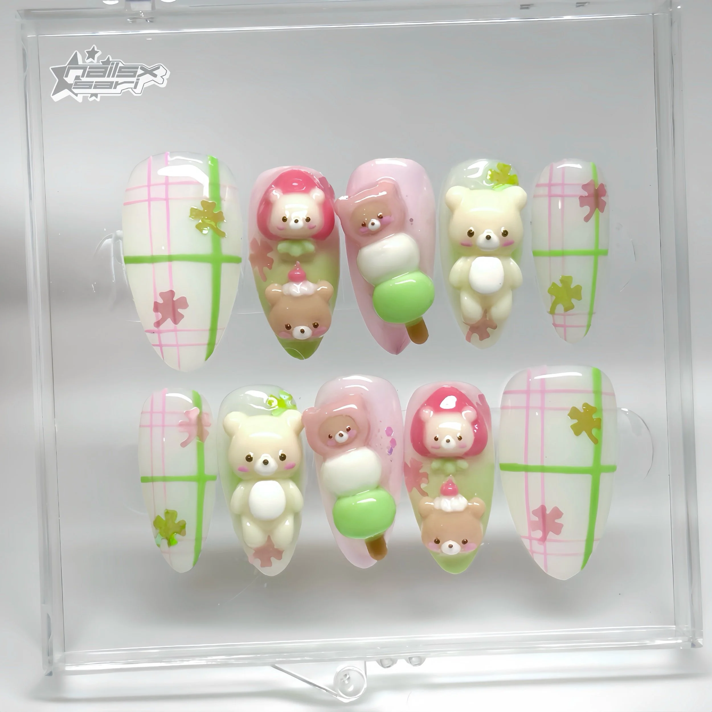 Strawberry Matcha Rilakkuma