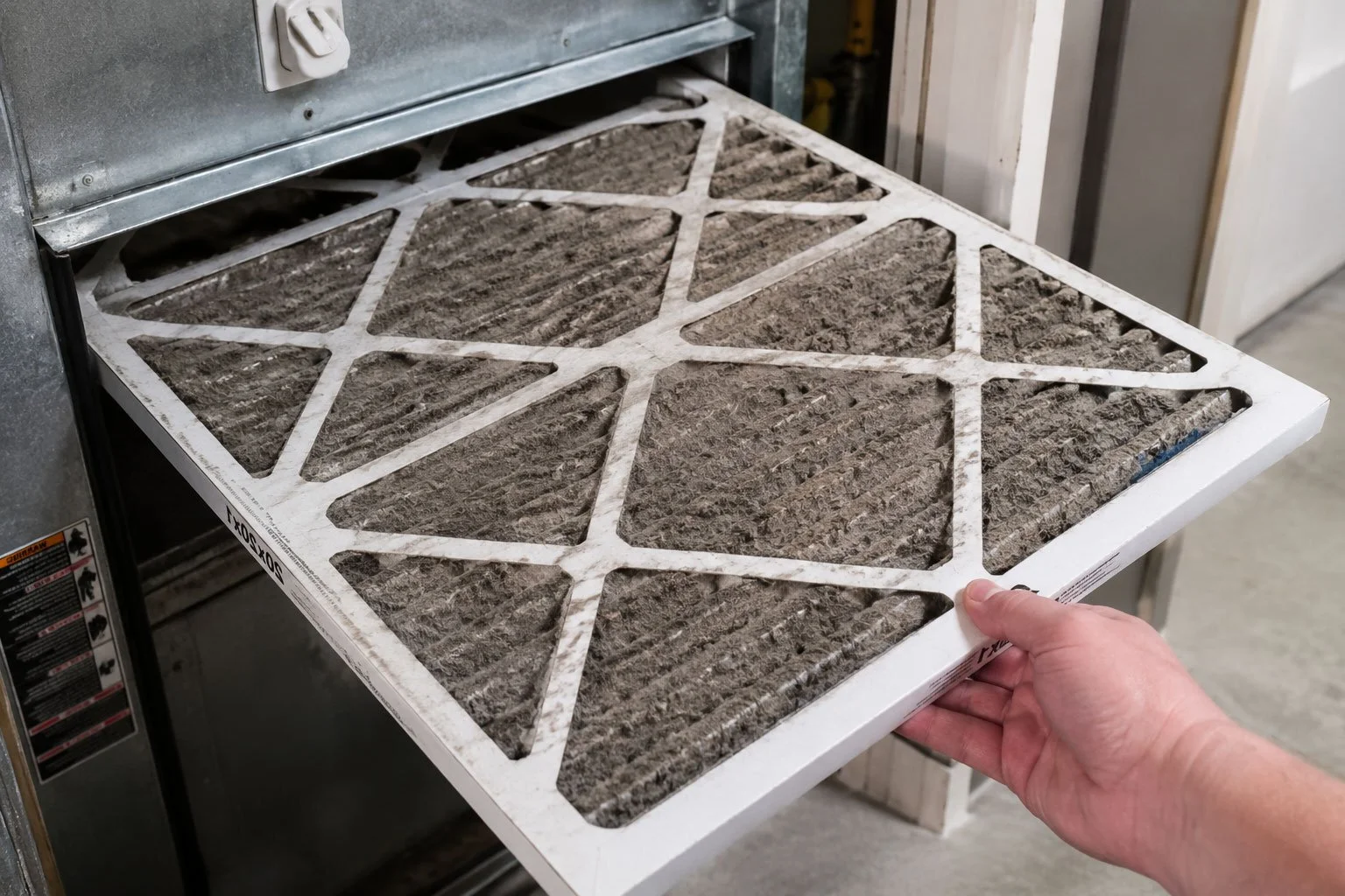 Dirty Air Filter Restricting Airflow