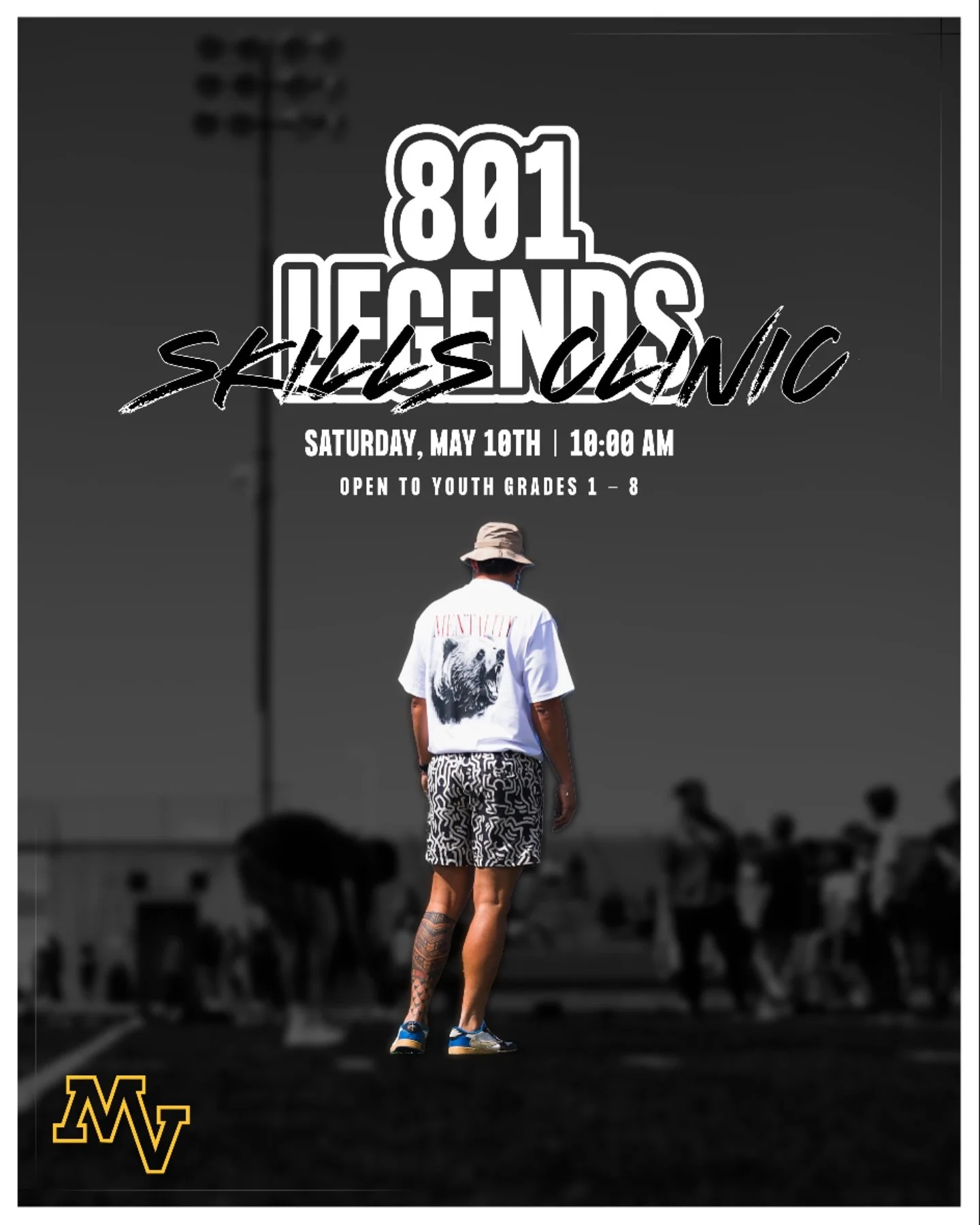 This Saturday at 10 AM — it’s time to bring the heat!
801 LEGENDS is hosting a football skills clinic for kids in grades 1–8, and we’re dialing up the physicality. 
Led by former NFL and D1 athletes, this camp is all about to
