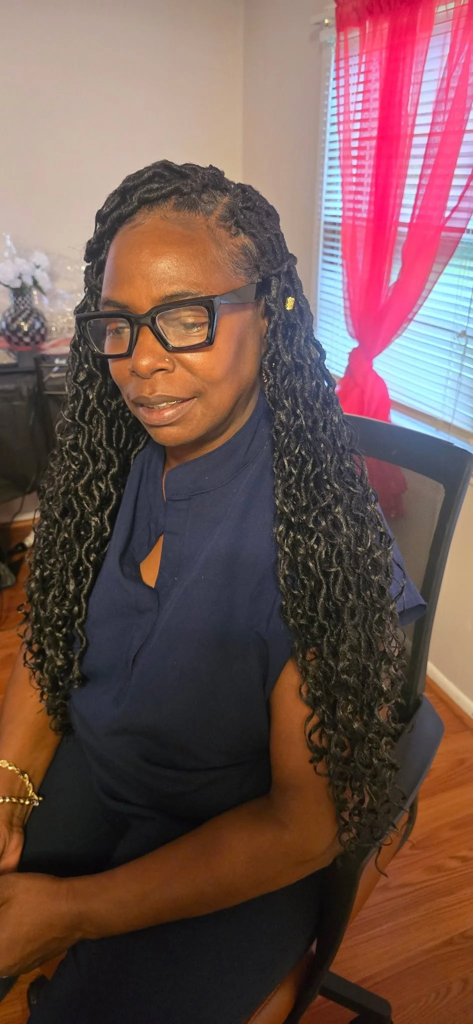 Top Quality Pre Looped Deep Wave Boho Locs 8 Packs