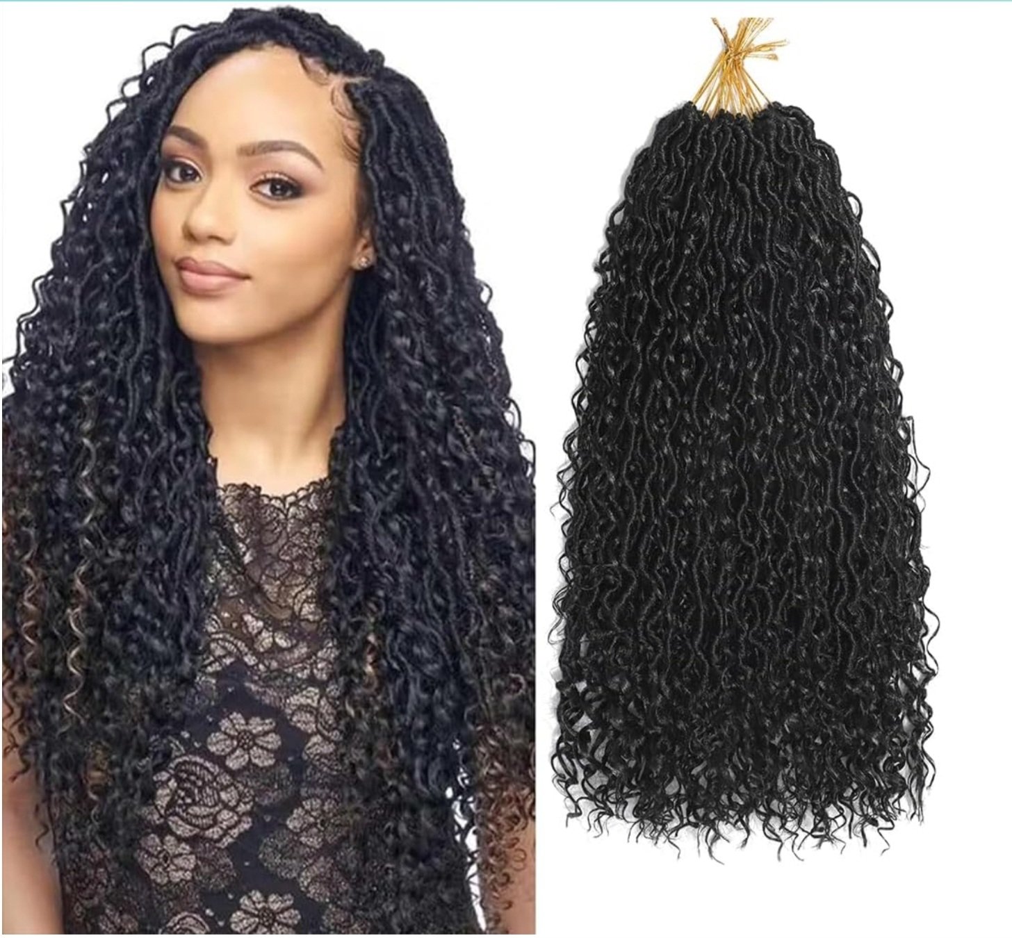 Top Quality Bohemian River Locs 8 packs Color 1B