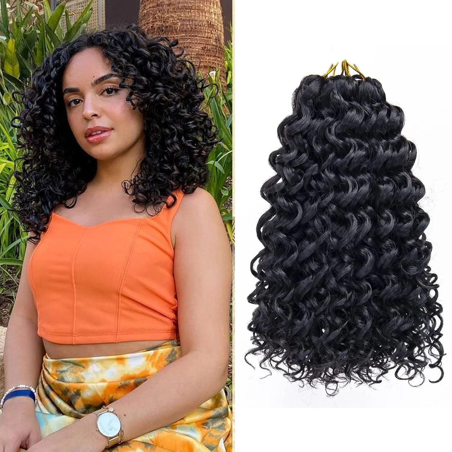 Top Quality Serenity Curl Crochet Hair Pack of 6 Blended Crochet Hair 12 Inches