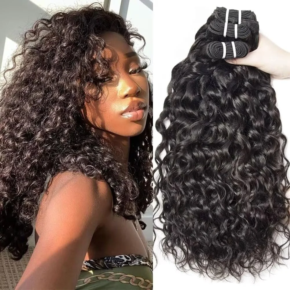 Water Wave Bundles - 100% Virgin Human Hair (3 Bundles)