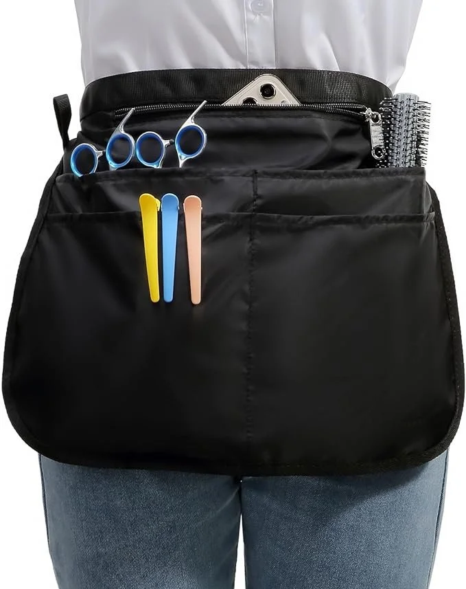 Barber Apron with 5 Pockets, Waterproof and Bleach-roof for Men and Women