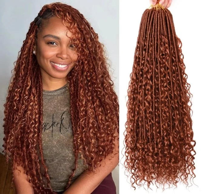 Boho Goddess Locs - Pre-Looped Crochet (8 Packs)