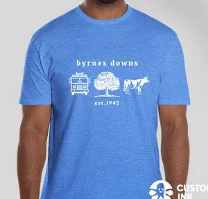 Youth/Kids Shirt in Bright Heather Blue