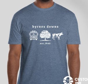 Adult T-Shirt in Indigo Heather Blue