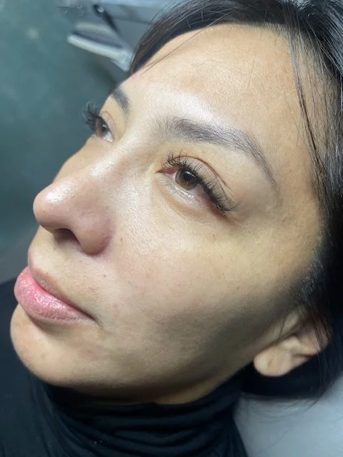 Classic lash extensions create a soft, natural look with added length and definition—perfect for an effortless everyday enhancement.