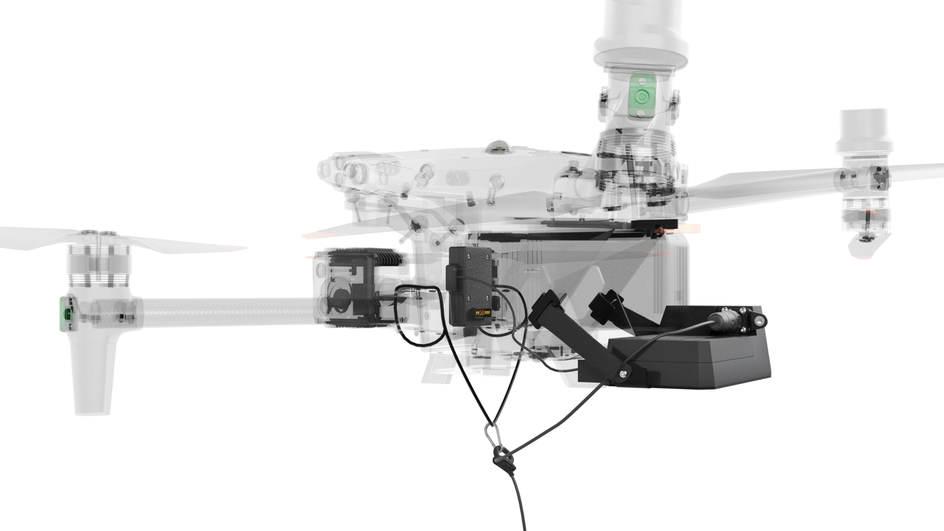 image d'un drone transparent pour concept