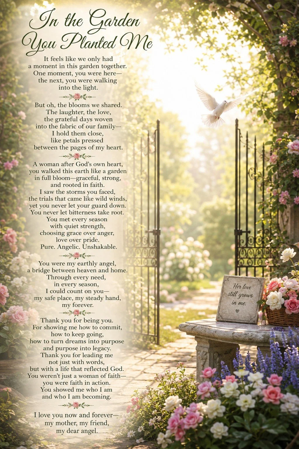 In the Garden You Planted Me