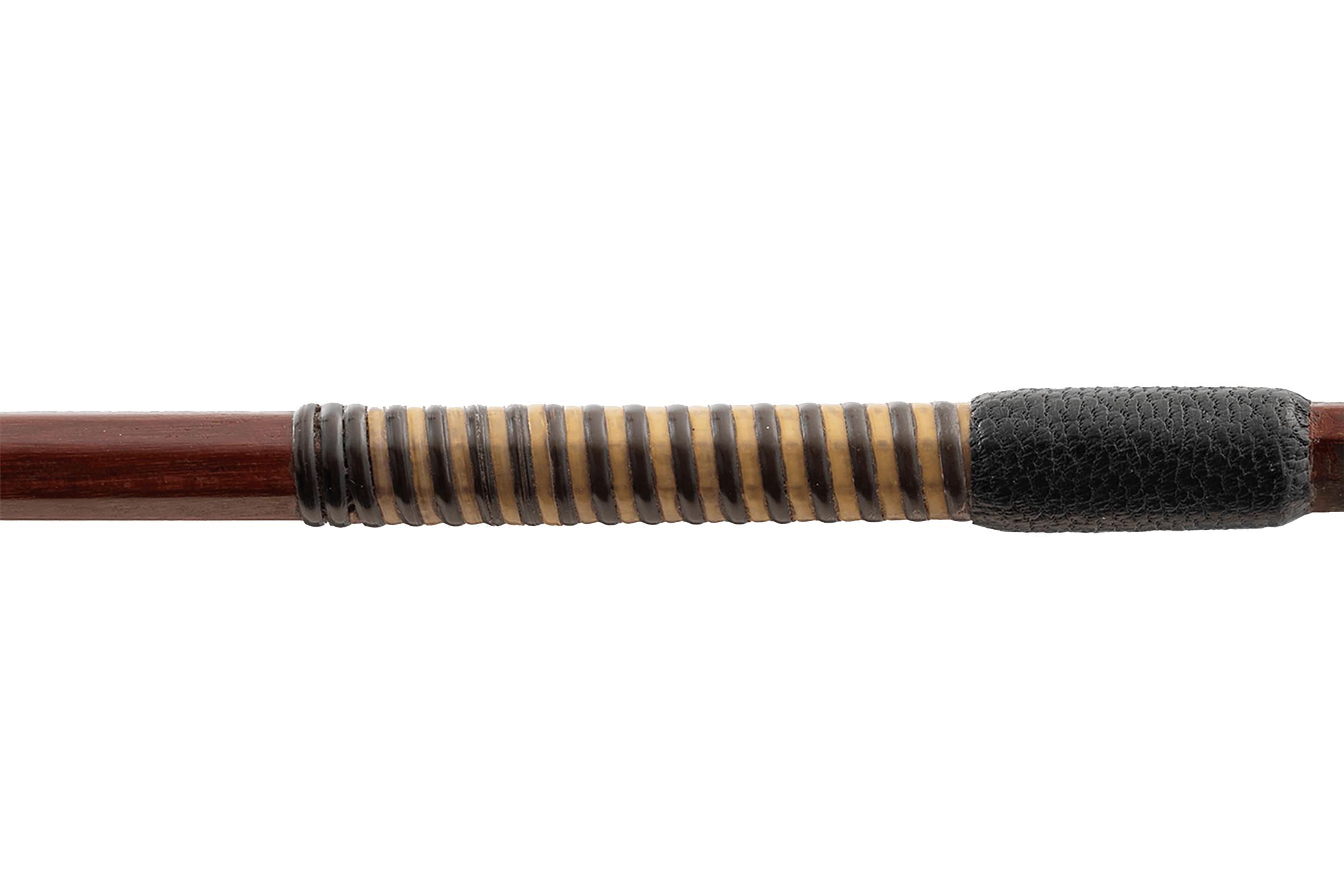 Whalebone violin bow lapping