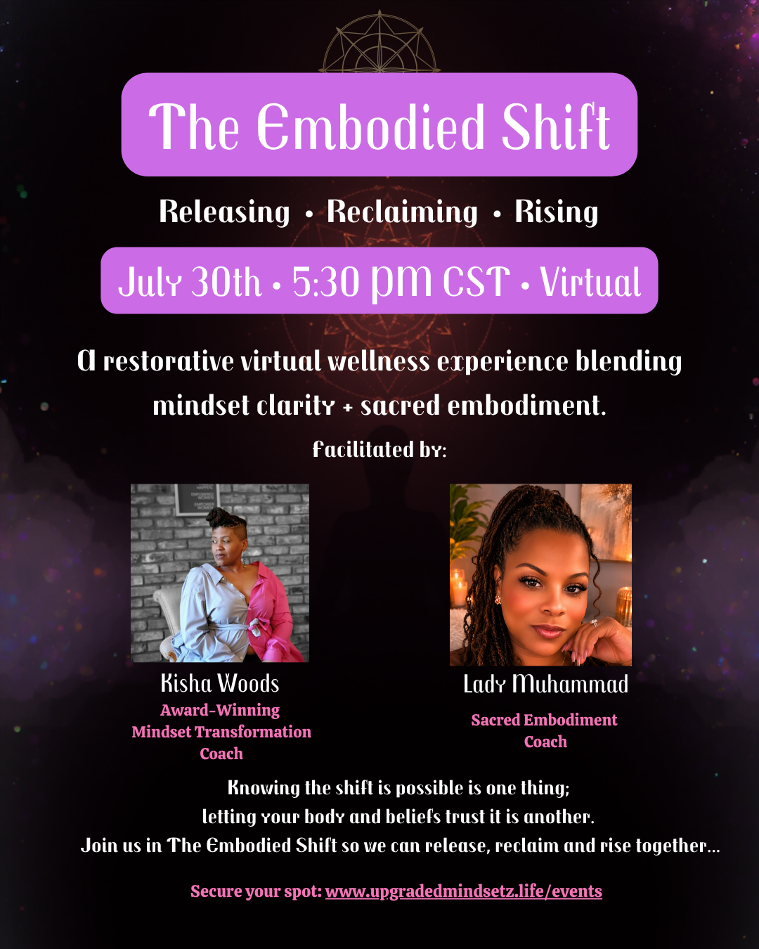 The Embodied Shift: Releasing, Reclaiming, Rising