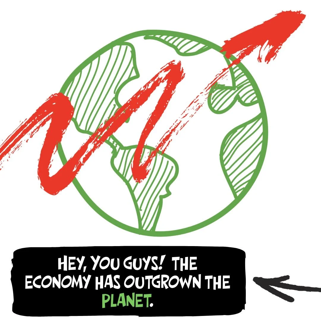 🌎 Happy Earth Day everyone! 🌍

If you like this planet as much as we do, you know there's only one thing to do when you recognize that the global economy has surpassed this planet's ecological boundaries, and it's NOT to find a new planet.

It's to