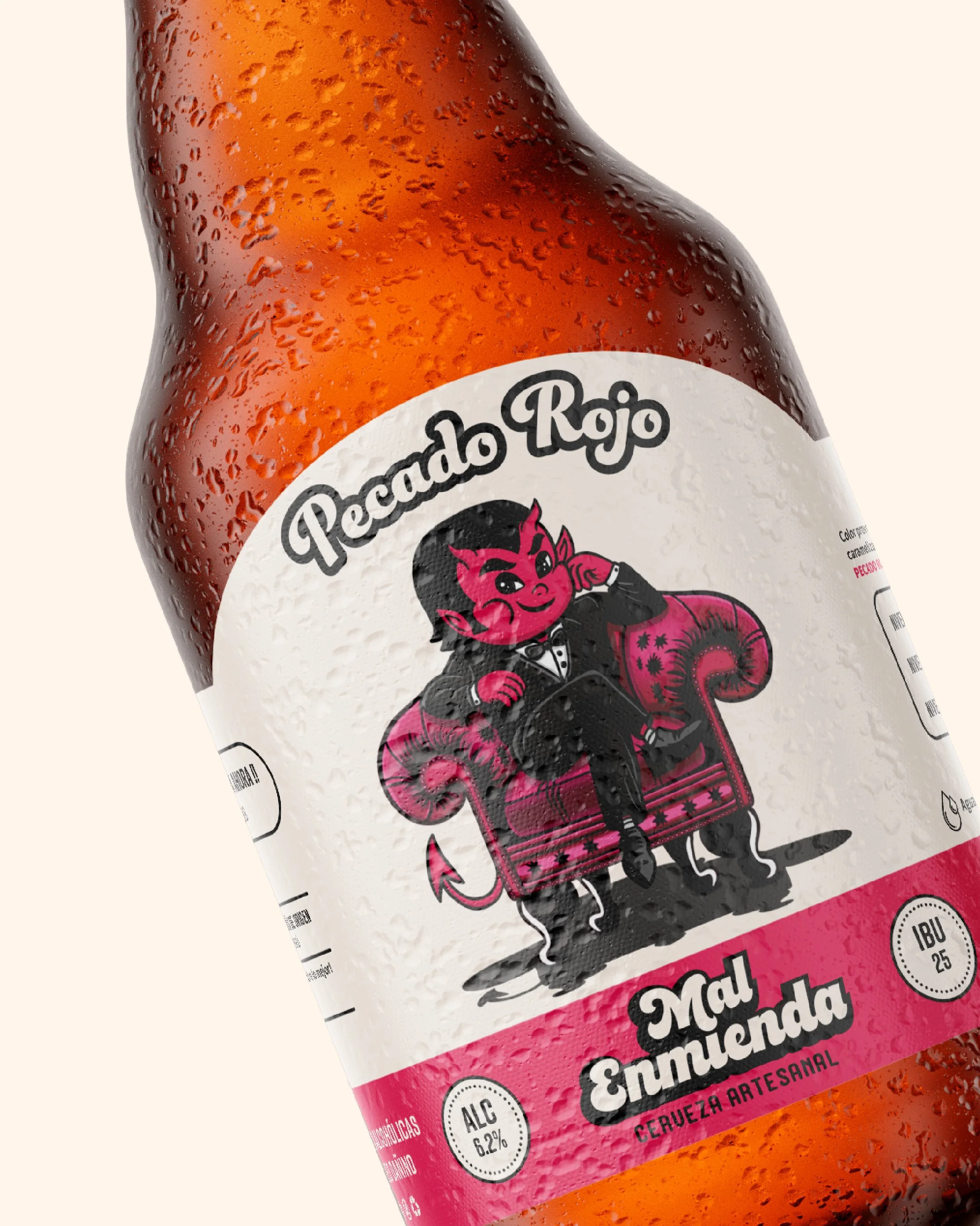 Diseño de etiqueta para cerveza artesanal - Mal Enmienda