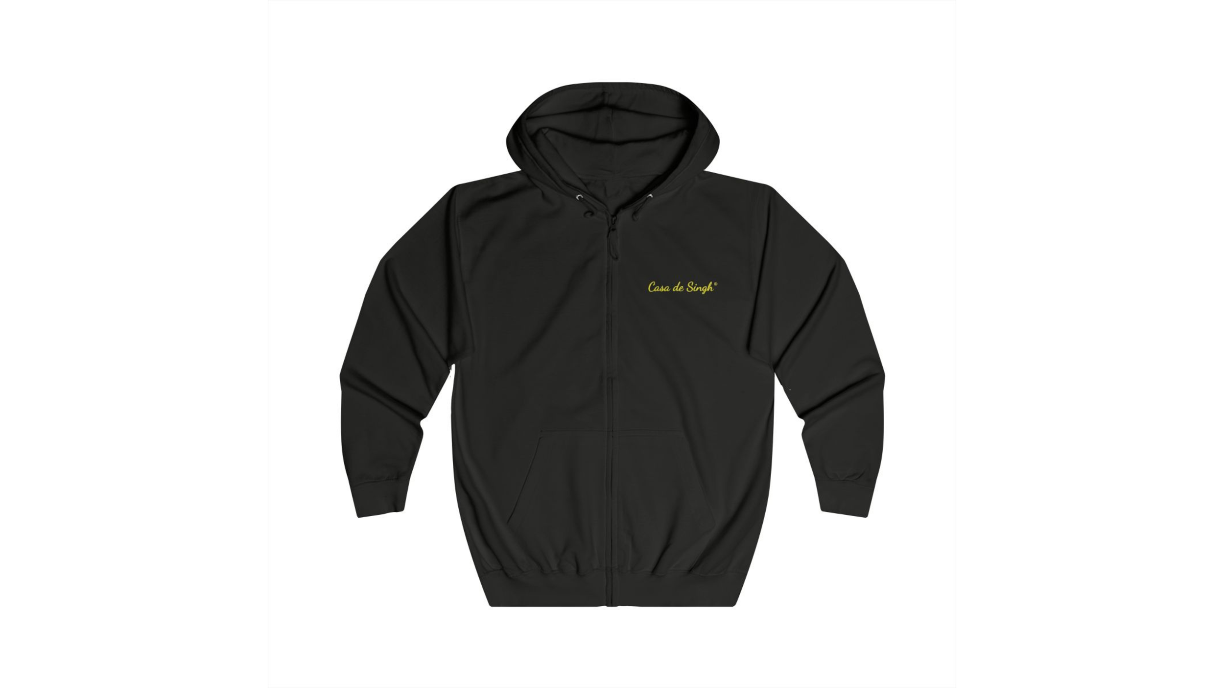 unisex-full-zip-hoodie jet black front 4K.png