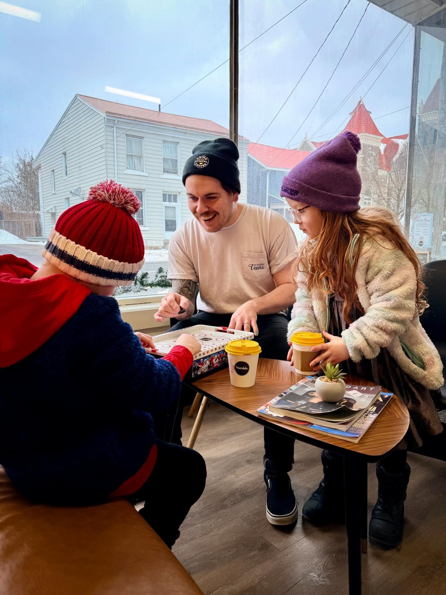 Sippin and chillin and vibin and a little competition. Come warm up with us! Board games always welcome 😎