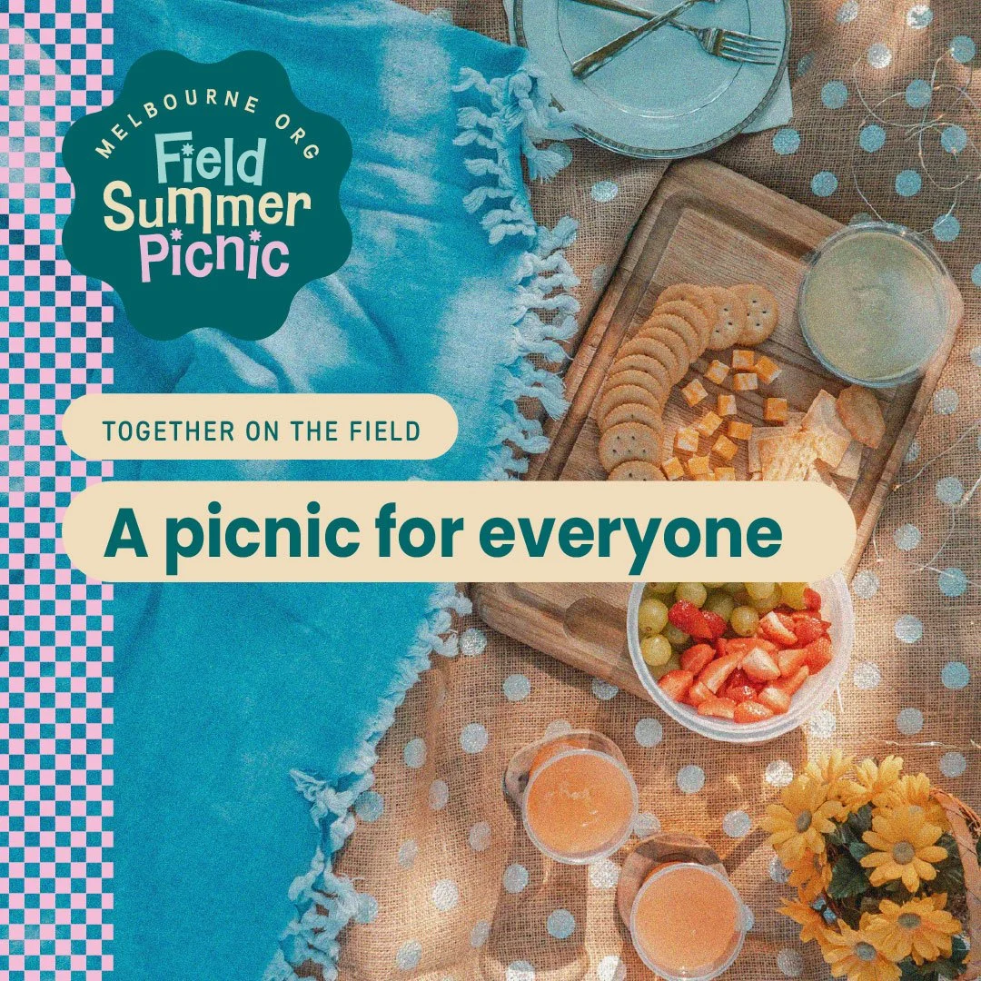 Melbourne Org Field Summer Picnic Branding