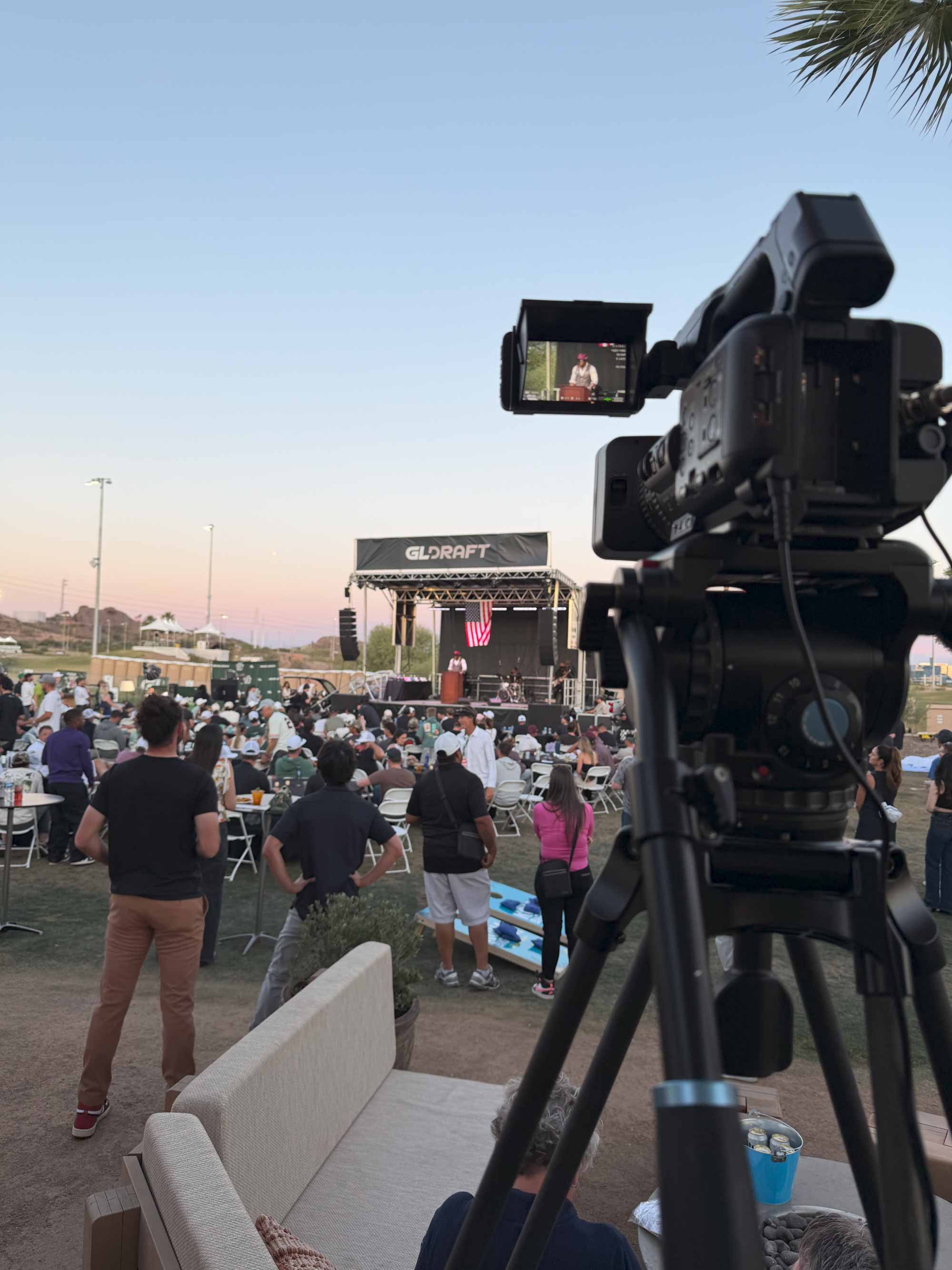 Outdoor event video production and live speaking coverage in Fountain Hills