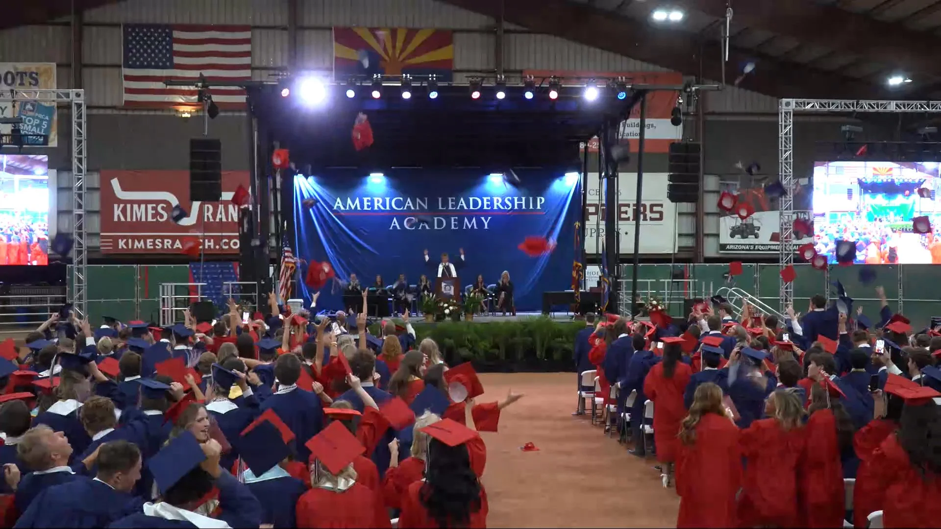 Graduation livestreaming at American Leadership Academy in the East Valley with Valley Video