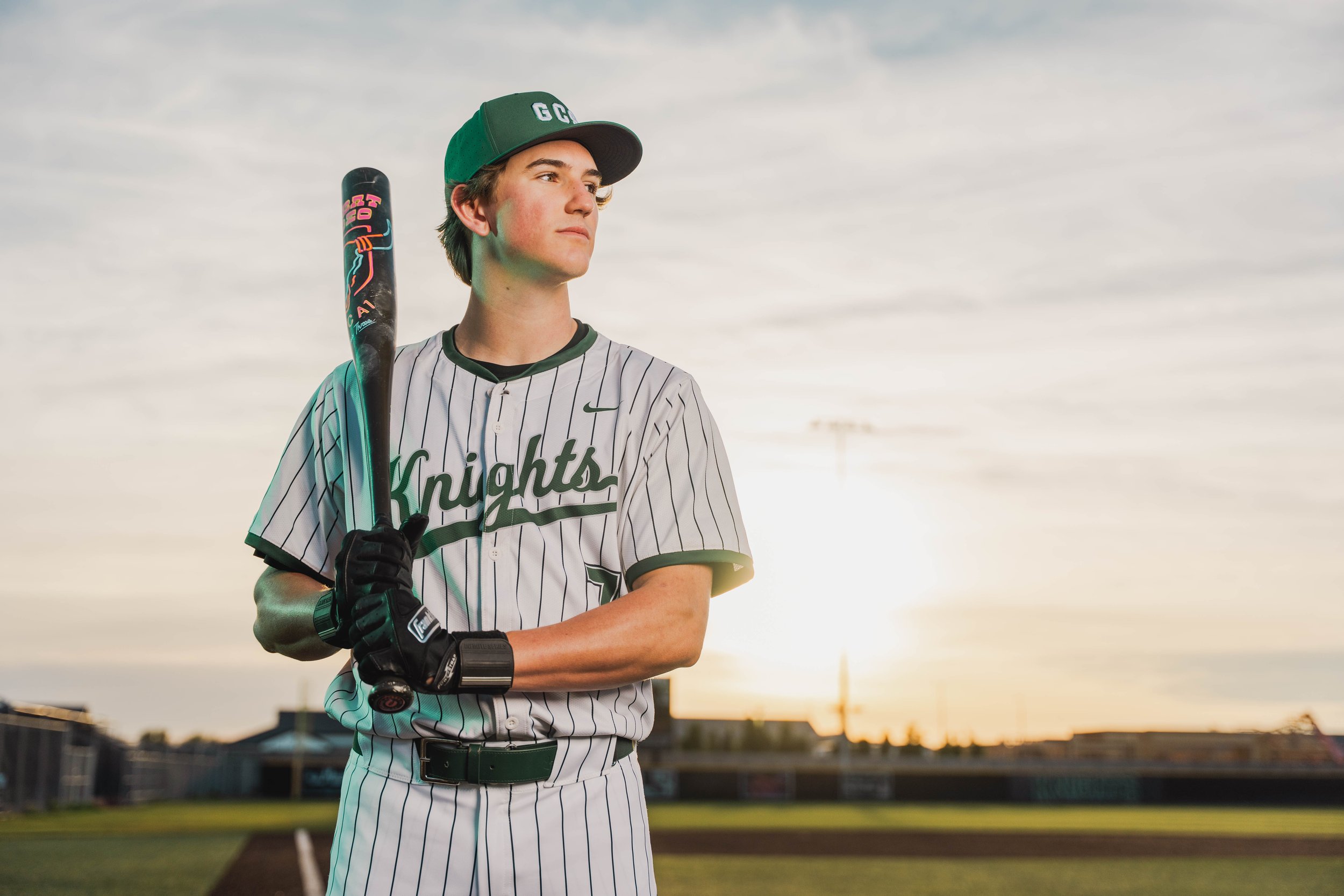 Arizona baseball senior portrait